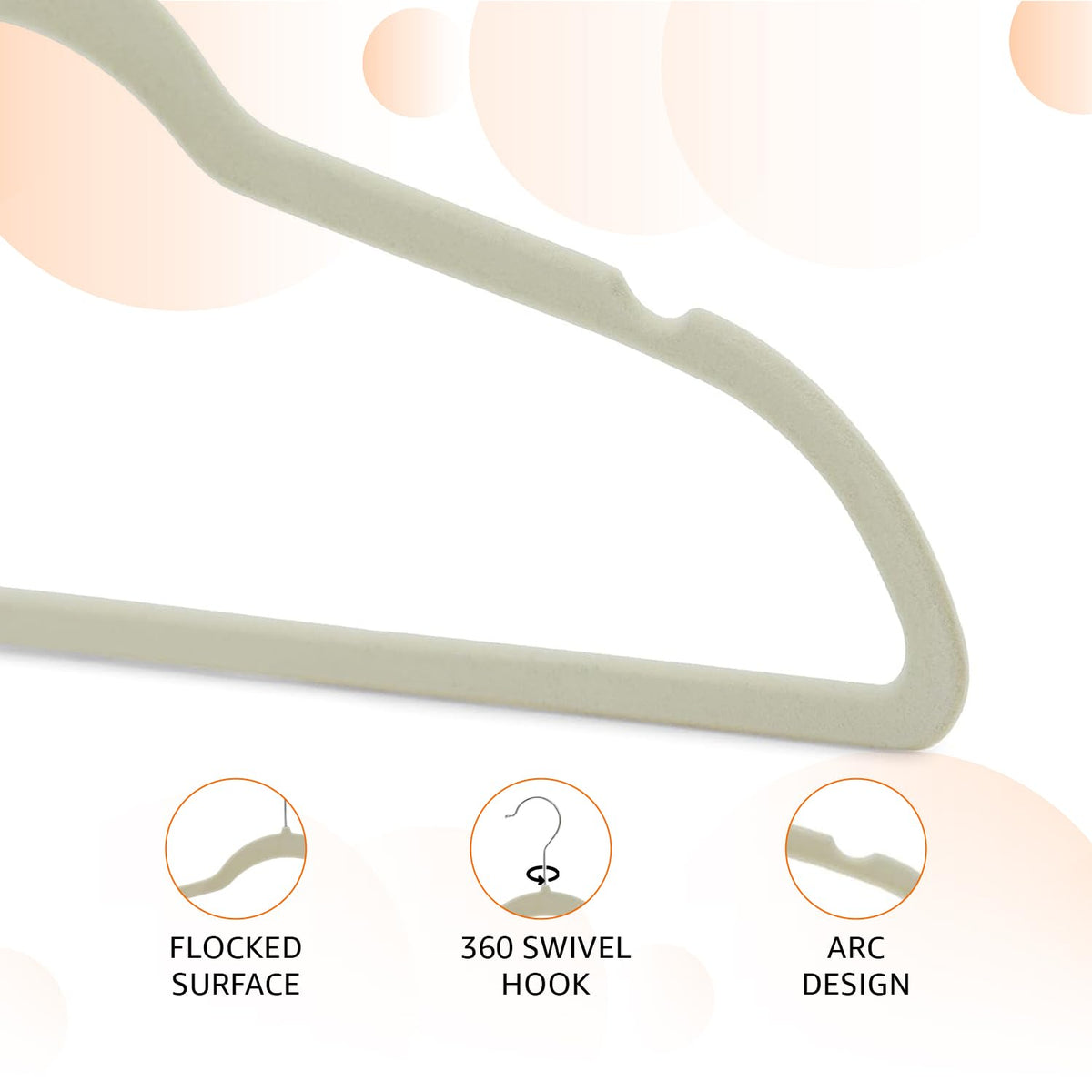 Amazon Basics Slim Velvet Clothes Hangers 50-Pack