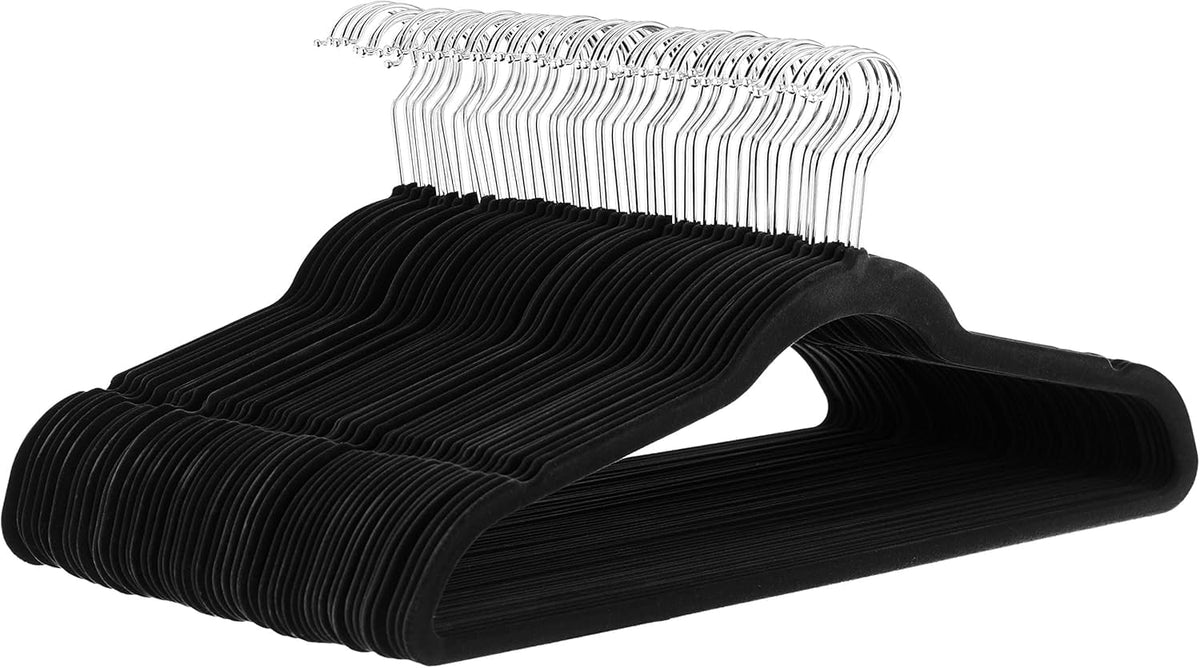 Amazon Basics Slim Velvet Clothes Hangers 50-Pack