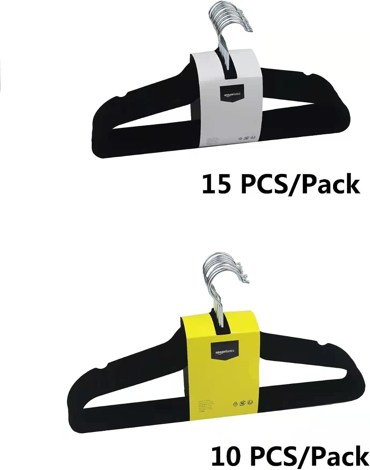 Amazon Basics Slim Velvet Clothes Hangers 50-Pack