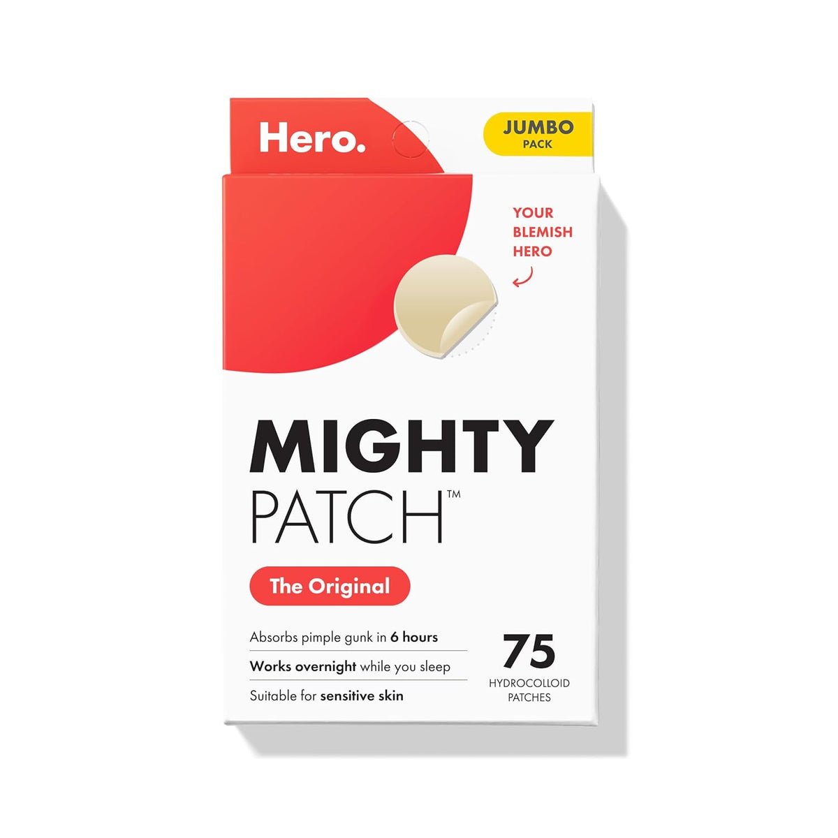 Hero Cosmetics Mighty Patch Mini Invisible+ Acne Pimple Patches, 30 Ct