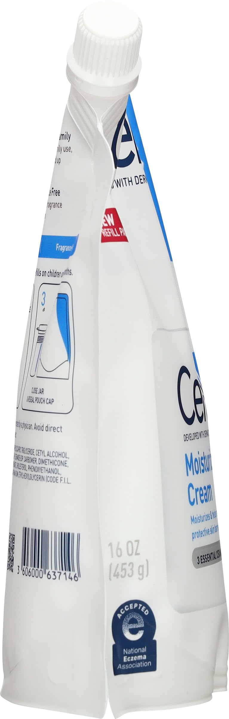 CeraVe Moisturizing Cream, Face Body Moisturizer, Normal to Dry Skin, 8 Fl Oz