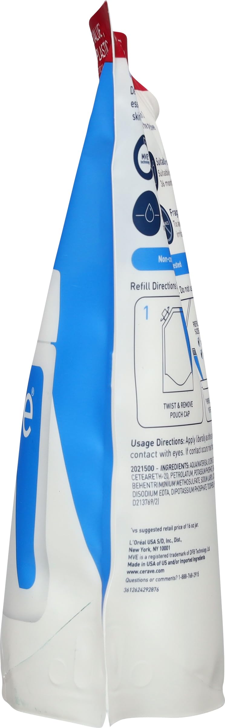CeraVe Moisturizing Cream, Face Body Moisturizer, Normal to Dry Skin, 8 Fl Oz