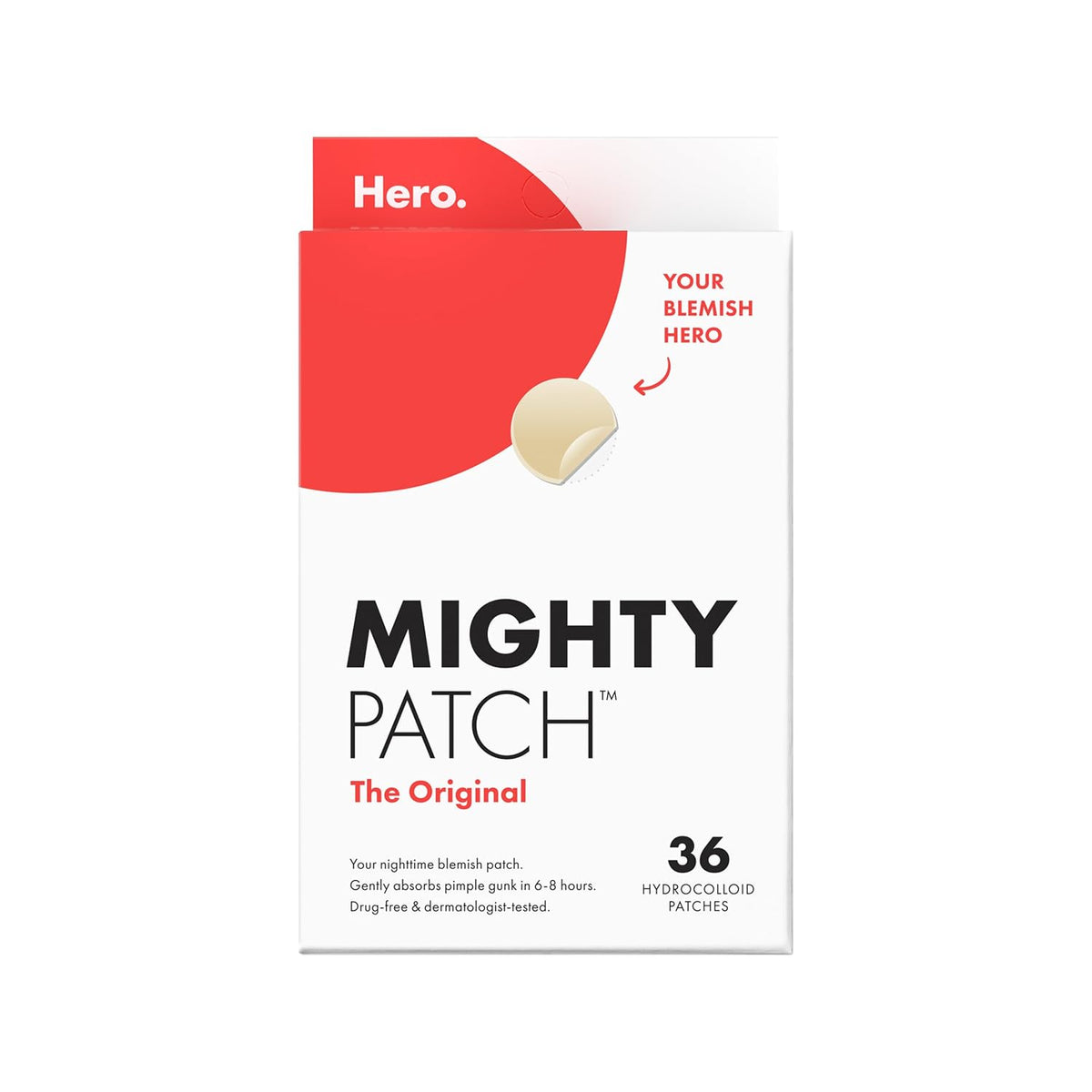 Hero Cosmetics Mighty Patch Mini Invisible+ Acne Pimple Patches, 30 Ct