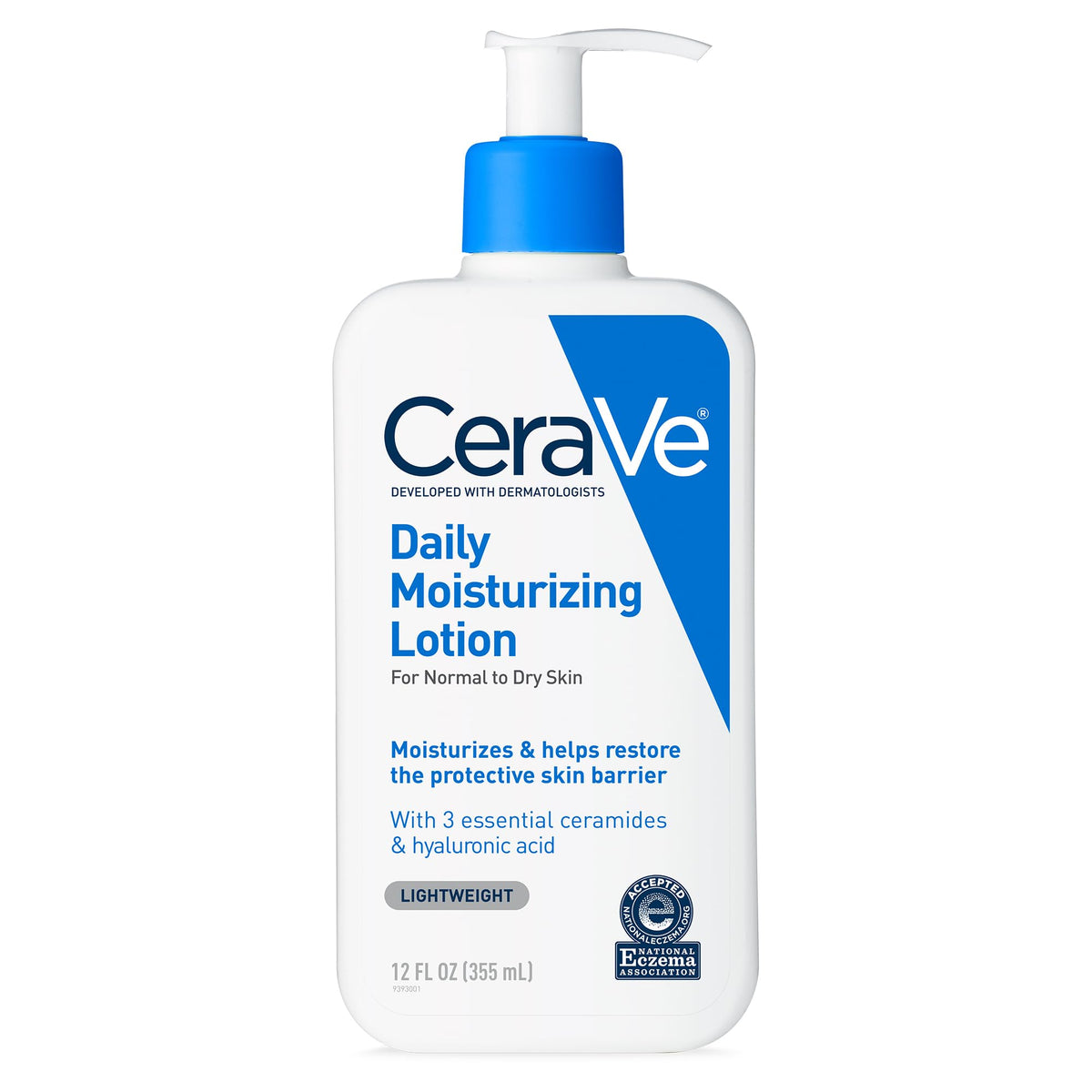CeraVe Daily Moisturizing Lotion | 8 Ounce | Face & Body Lotion for Dry Skin with Hyaluronic Acid | Fragrance Free