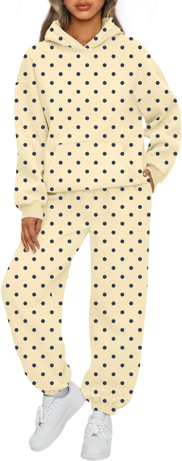 AUTOMET Women's Fleece Hoodie & Jogger Lounge Set