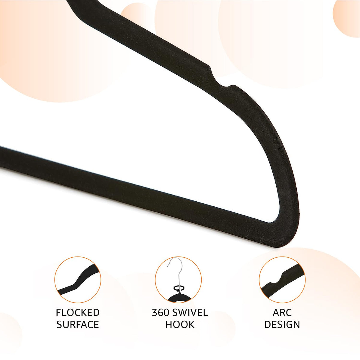 Amazon Basics Slim Velvet Clothes Hangers 50-Pack