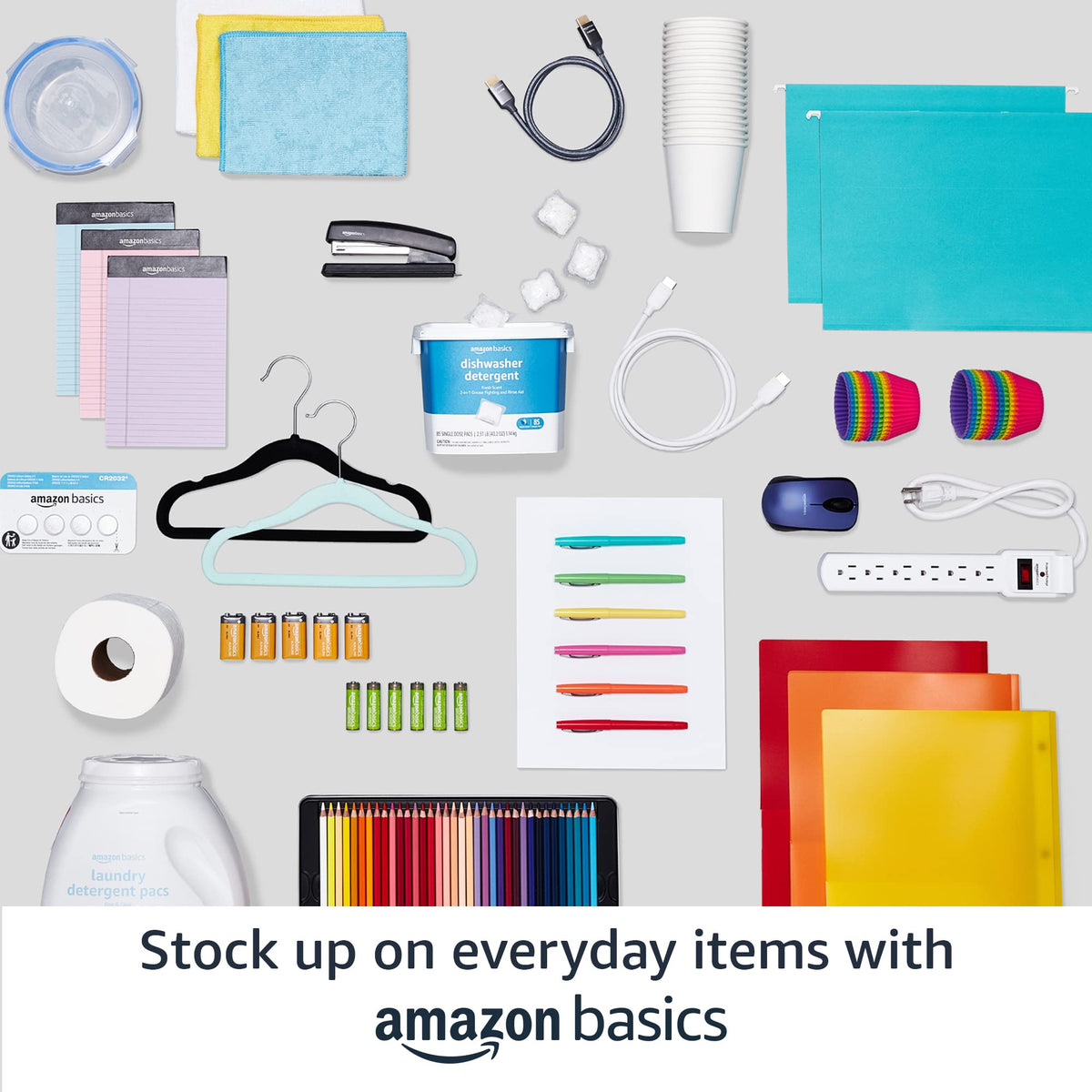 Amazon Basics Slim Velvet Clothes Hangers 50-Pack