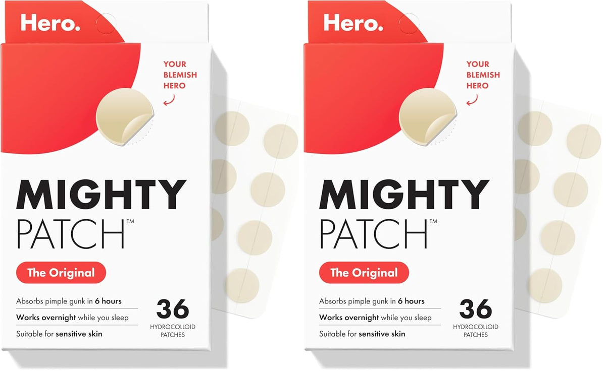 Hero Cosmetics Mighty Patch Mini Invisible+ Acne Pimple Patches, 30 Ct