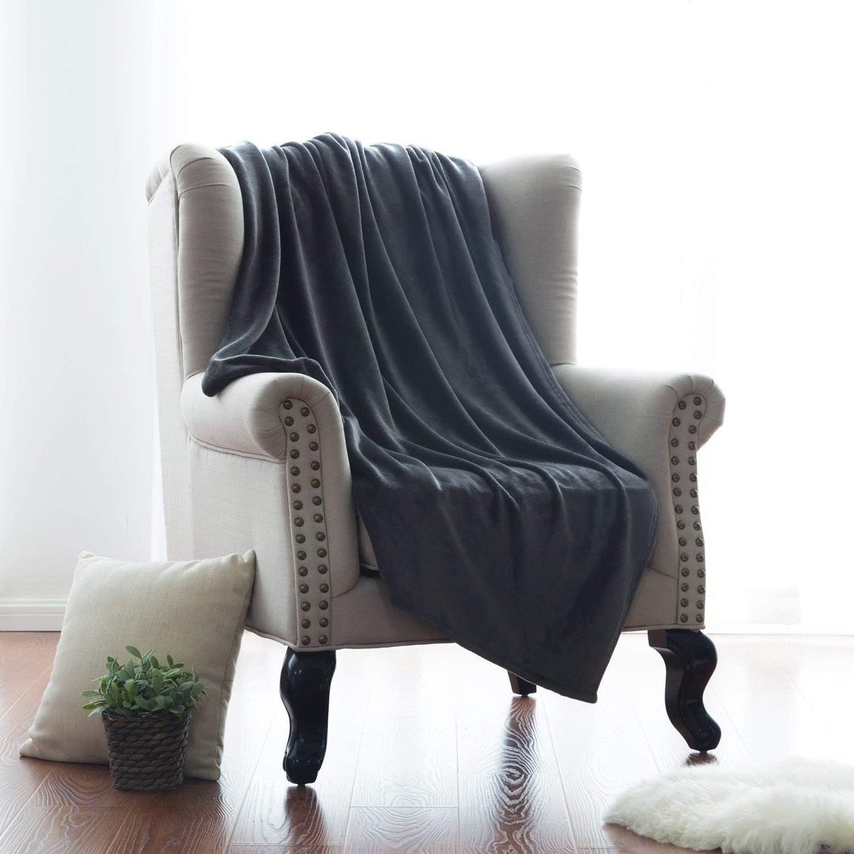 Bedsure GentleSoft Fleece Blanket Twin Size