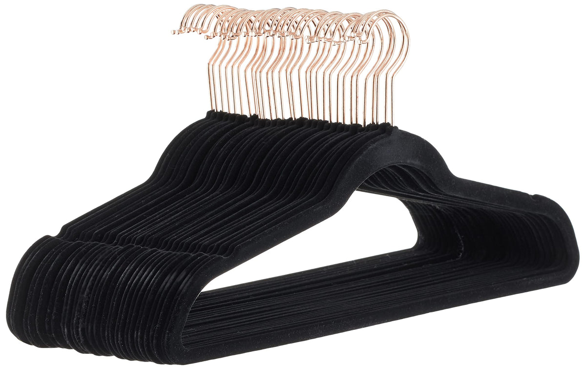 Amazon Basics Slim Velvet Clothes Hangers 50-Pack