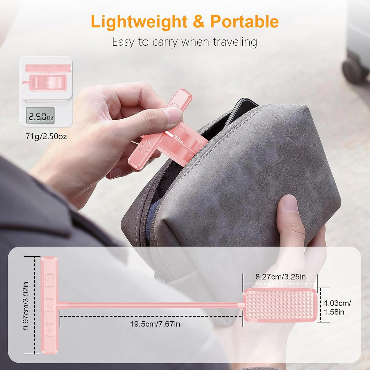 Gritin 19 LED Rechargeable Book Light for Reading in Bed