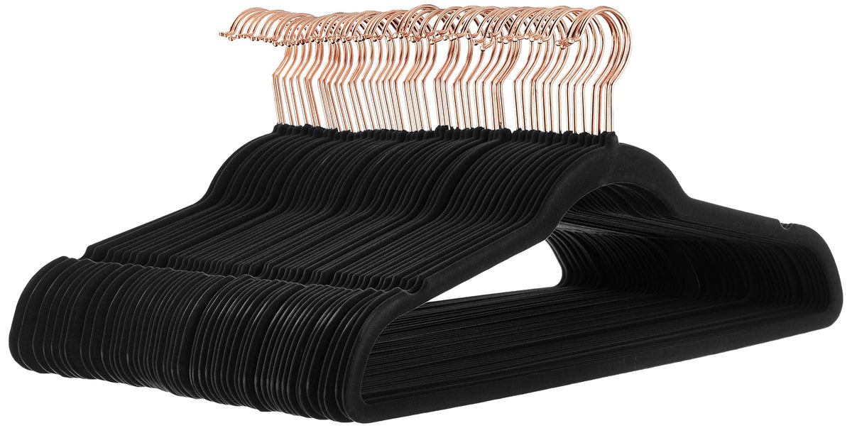 Amazon Basics Slim Velvet Clothes Hangers 50-Pack