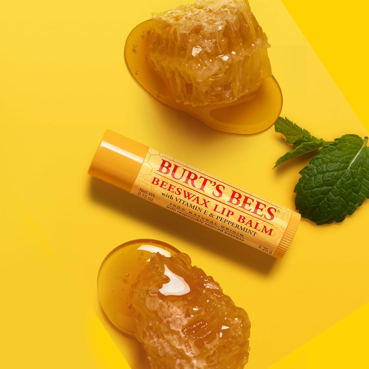Burt's Bees 100% Natural Moisturizing Lip Balm (Original Beeswax)