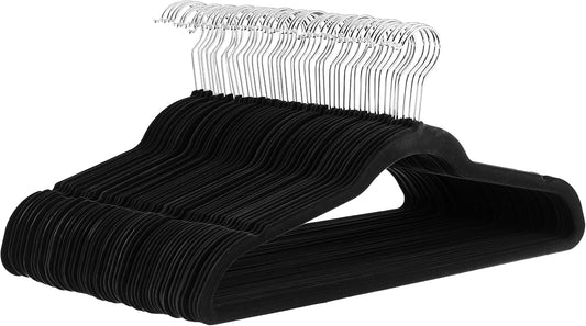 Amazon Basics Slim Velvet Clothes Hangers 50-Pack