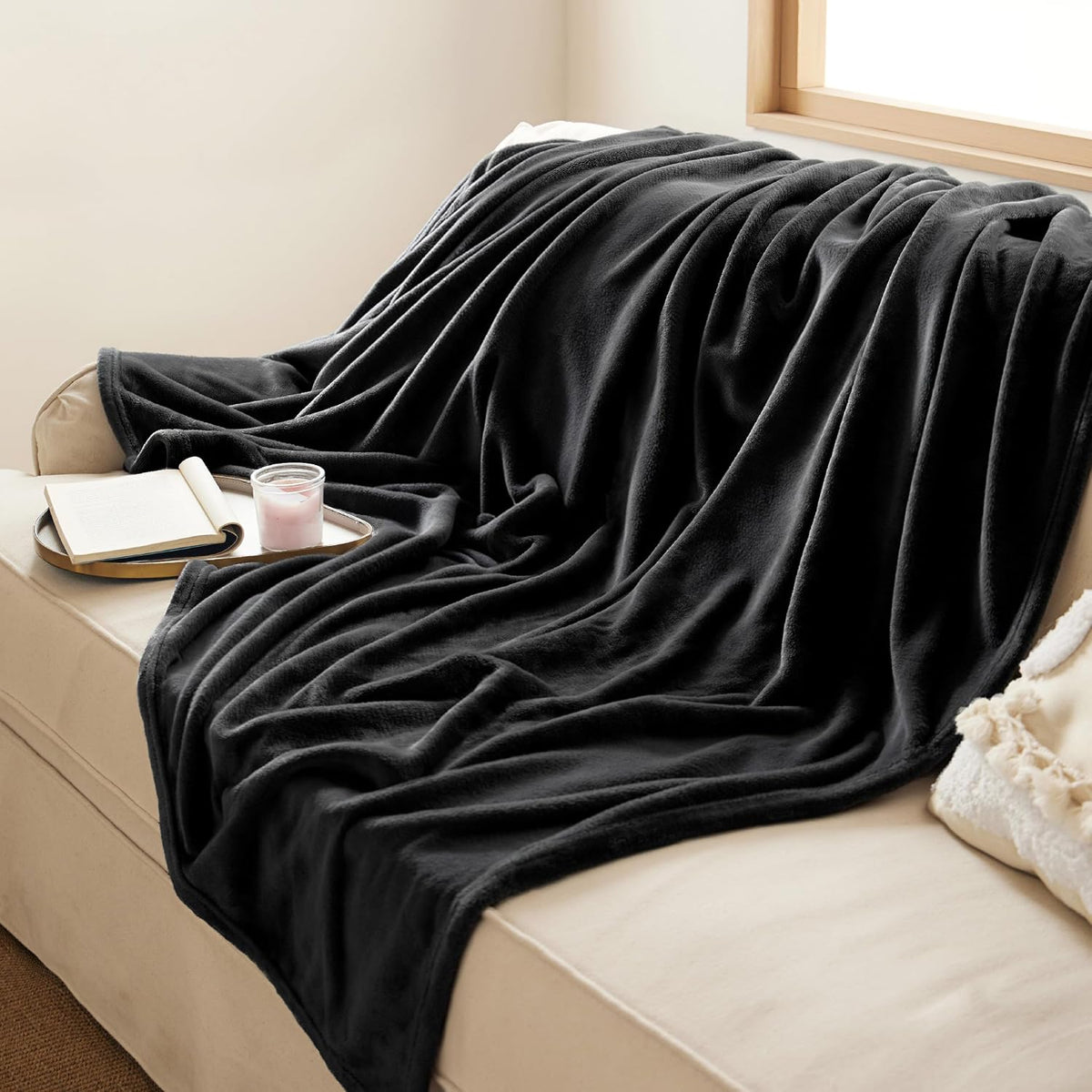 Bedsure GentleSoft Fleece Blanket Twin Size