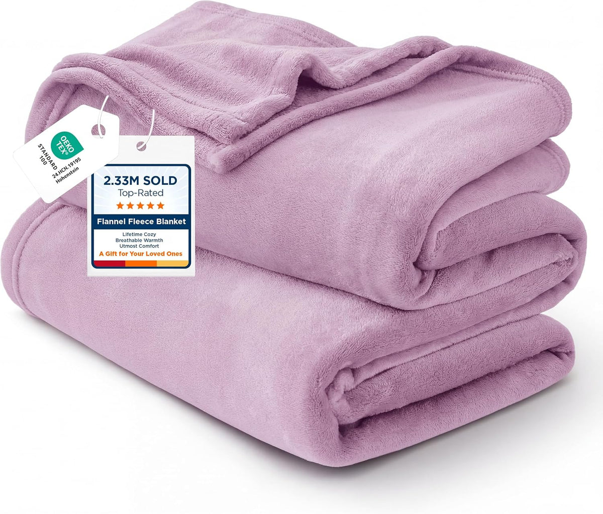 Bedsure GentleSoft Fleece Blanket Twin Size