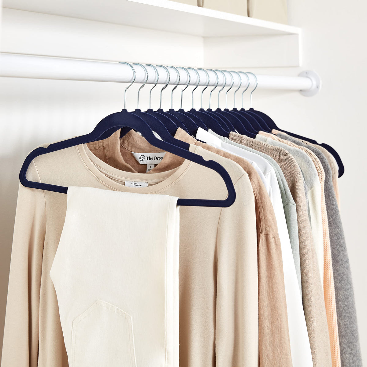 Amazon Basics Slim Velvet Clothes Hangers 50-Pack