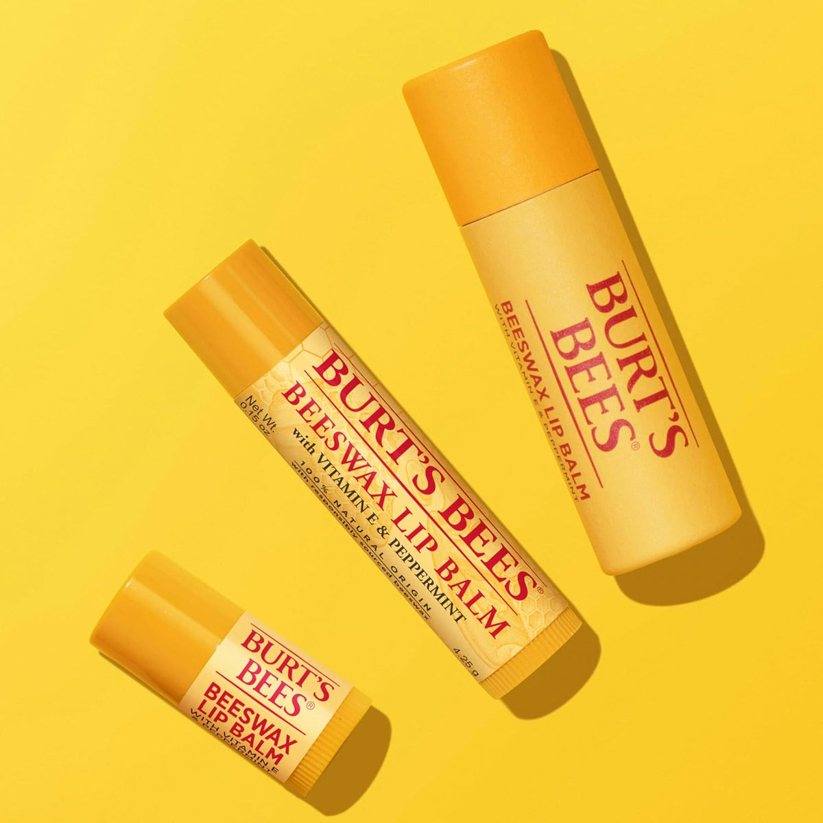 Burt's Bees 100% Natural Moisturizing Lip Balm (Original Beeswax)