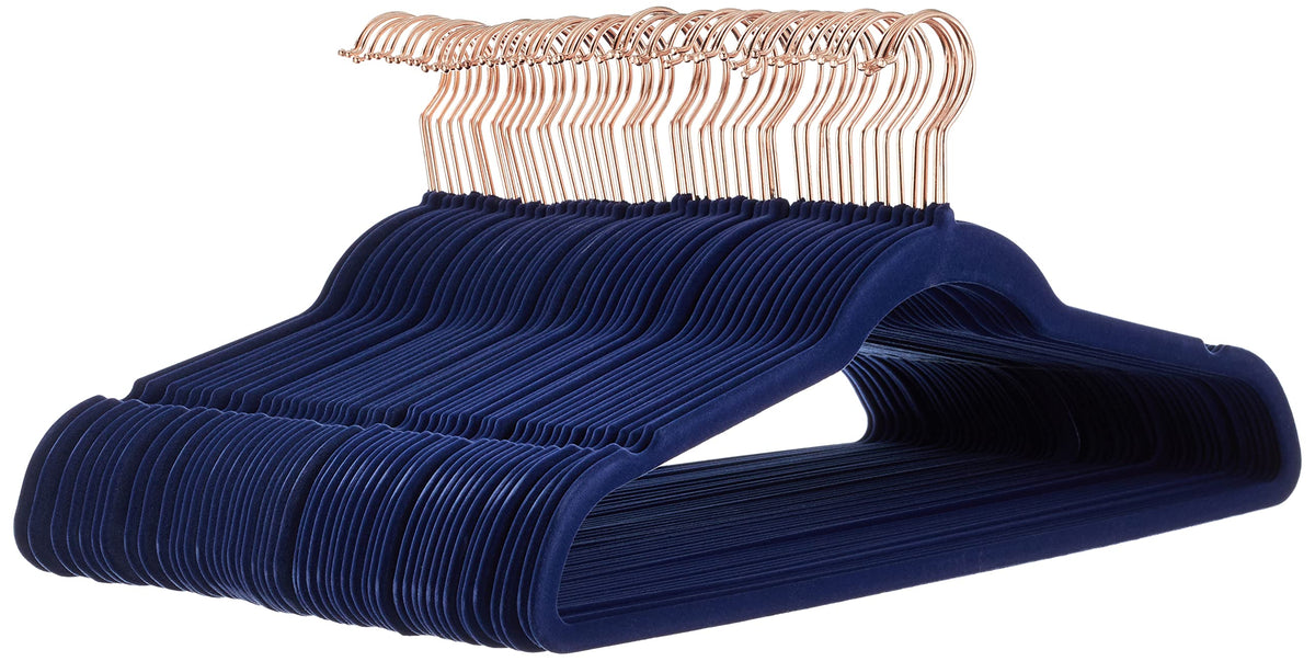 Amazon Basics Slim Velvet Clothes Hangers 50-Pack
