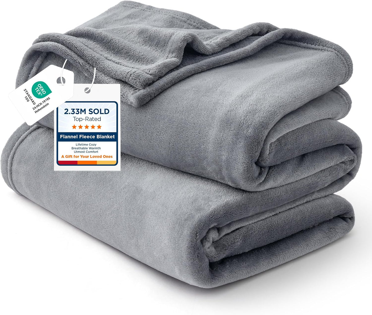 Bedsure GentleSoft Fleece Blanket Twin Size