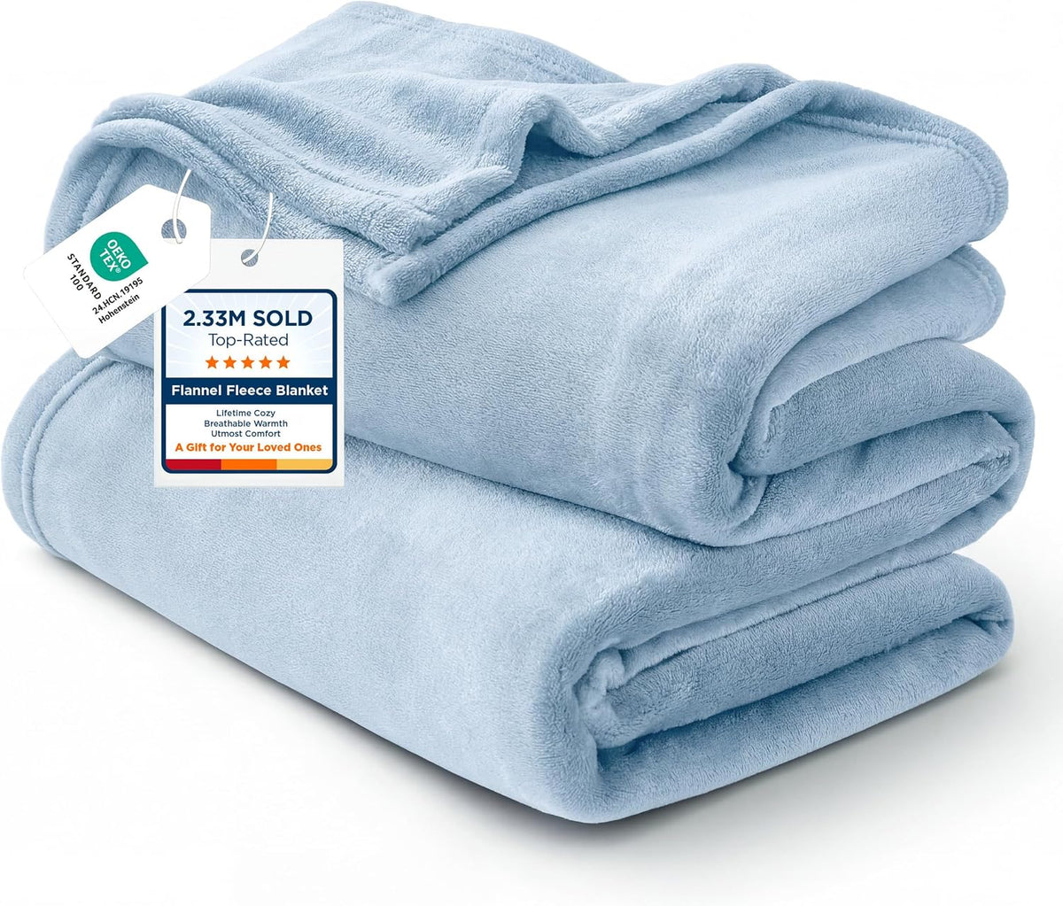 Bedsure GentleSoft Fleece Blanket Twin Size