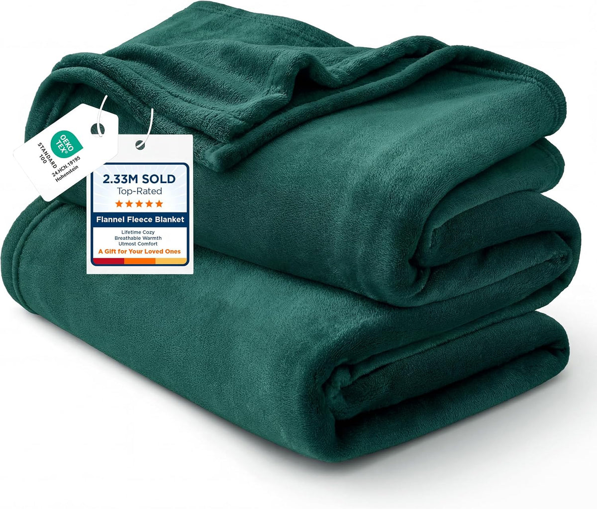 Bedsure GentleSoft Fleece Blanket Twin Size