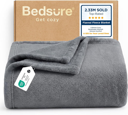 Bedsure GentleSoft Fleece Blanket Twin Size
