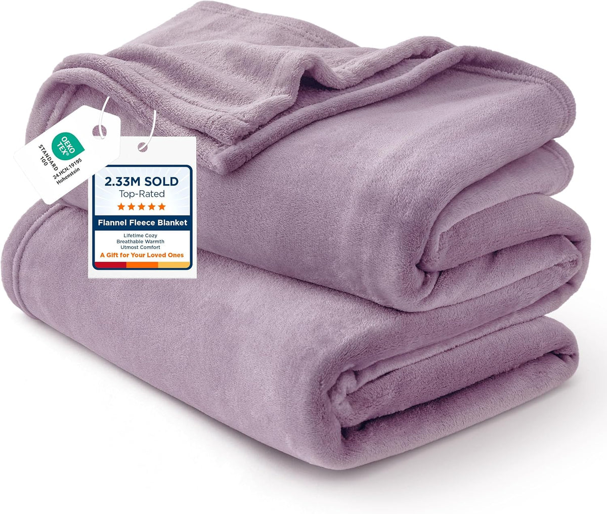 Bedsure GentleSoft Fleece Blanket Twin Size