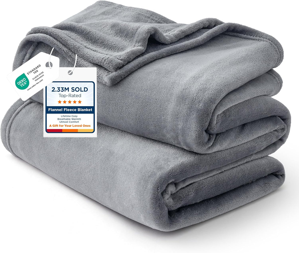 Bedsure GentleSoft Fleece Blanket Twin Size