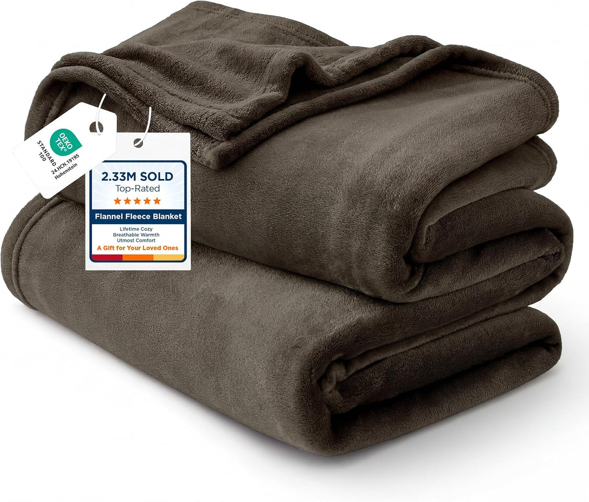 Bedsure GentleSoft Fleece Blanket Twin Size