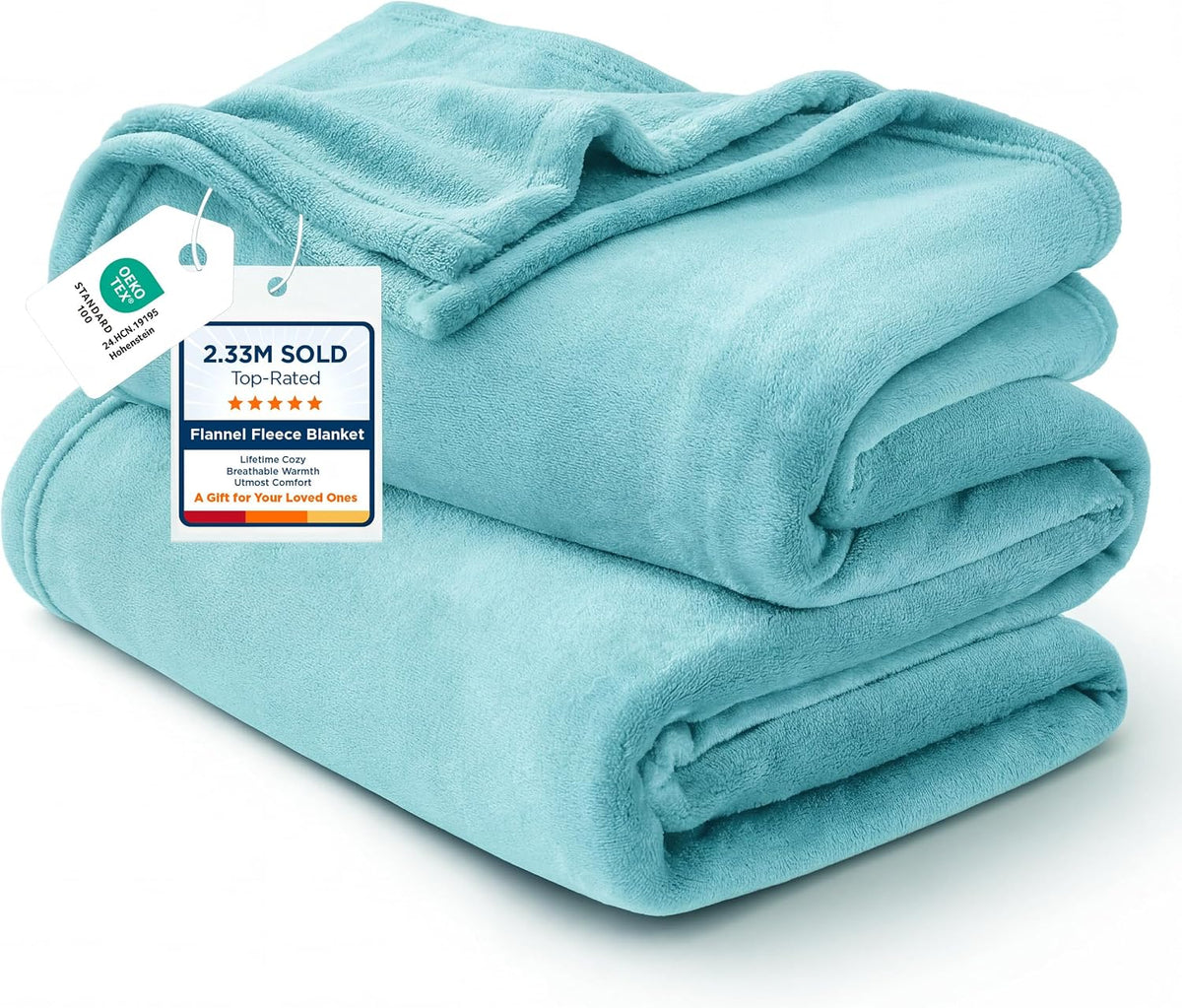 Bedsure GentleSoft Fleece Blanket Twin Size