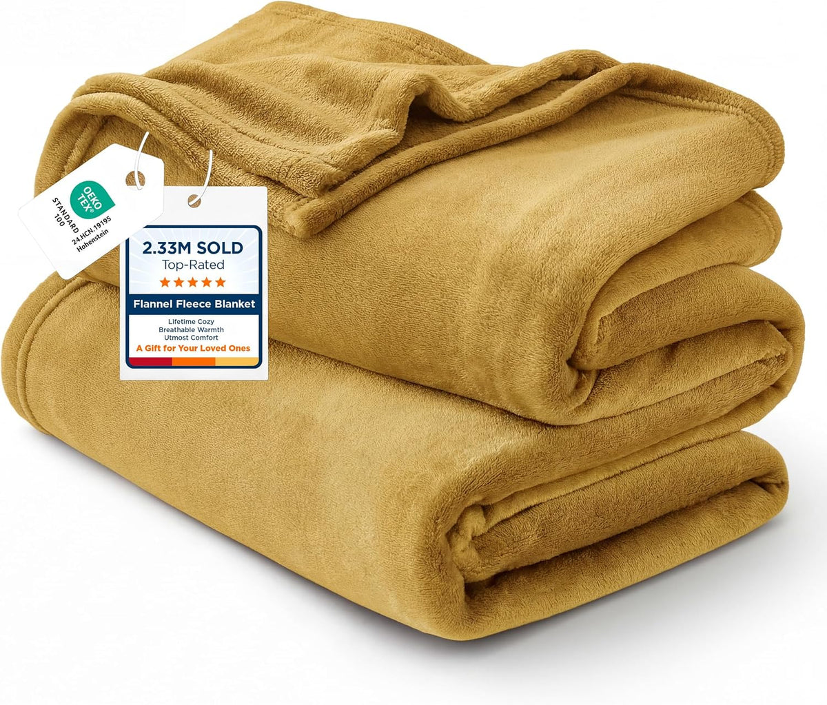 Bedsure GentleSoft Fleece Blanket Twin Size