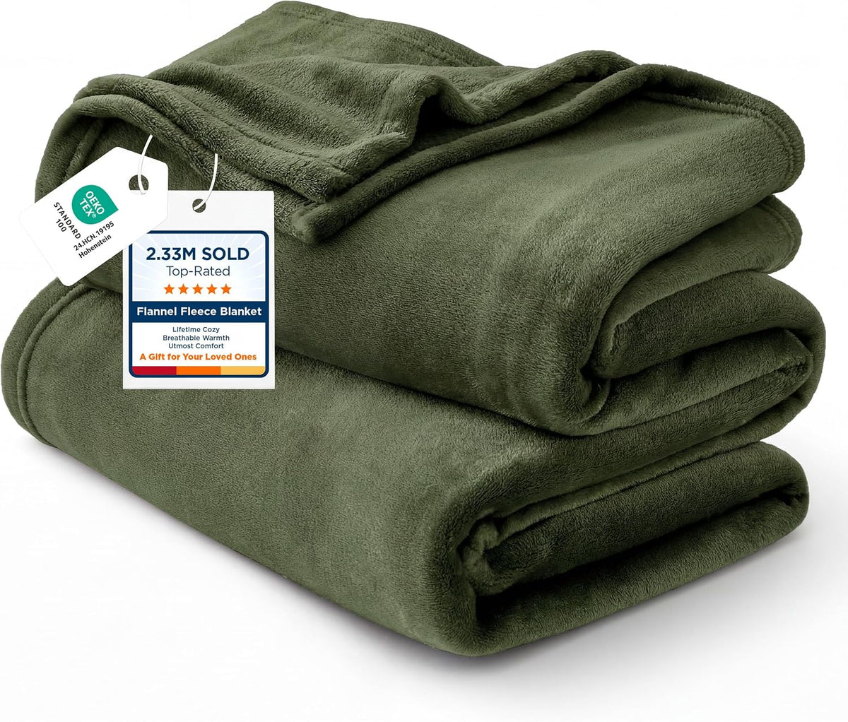 Bedsure GentleSoft Fleece Blanket Twin Size